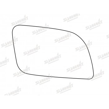 Image for Mirror Glass Volkswagen Polo Mark 4 2002 - 2005 - Left Hand Side