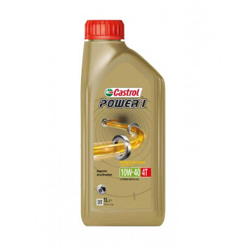 Image for Castrol Power 1 4T 10W-40 Semi Synthetic Engine Oil - 1 Litre