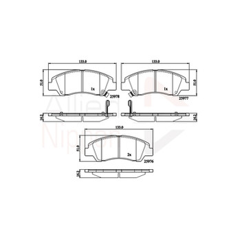 Image for Allied Nippon Brake Pads