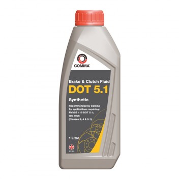 Image for Comma DOT 5.1 Synthetic Brake Fluid - 1 Litre