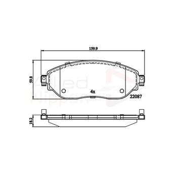 Image for Brake Pad Set