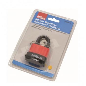 Image for Hilka Weatherproof Padlock - 40mm