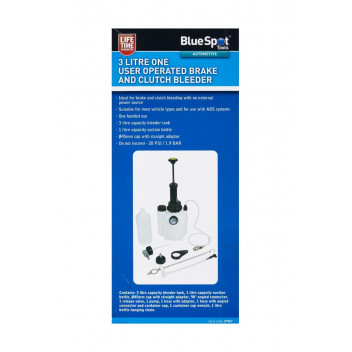 Image for Blue Spot User Operated Brake and Clutch Bleeder - 3 Litres