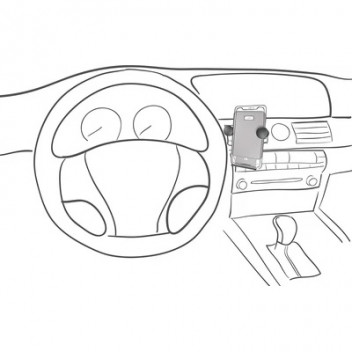 Image for Zens Qi 5W Wireless Air Vent Car Phone Holder and Charger