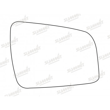 Image for Mirror Glass Vauxhall Zafira 3 Series 2010 Onwards - Right Hand Side