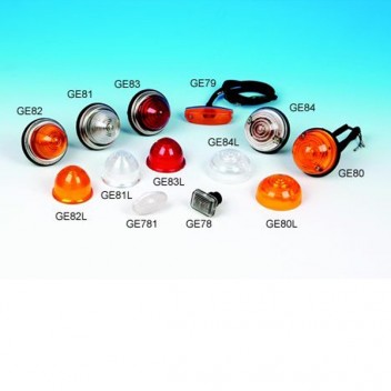 Image for Mini Indicator Light with Amber Lens - Pre 86
