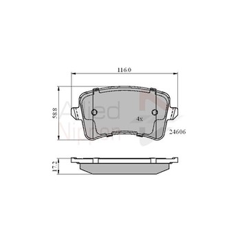 Image for Brake Pad Set