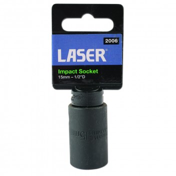 Image for Laser Air Impact 1/2" Drive Socket - 15mm