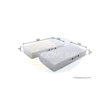 Image for Comline Cabin Pollen Paper Filter