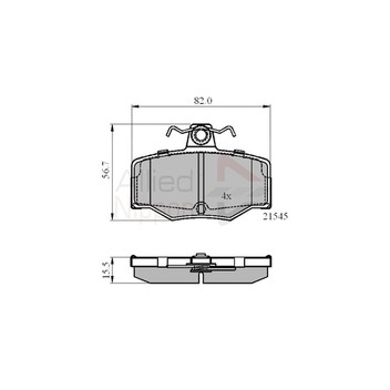 Image for Brake Pad Set
