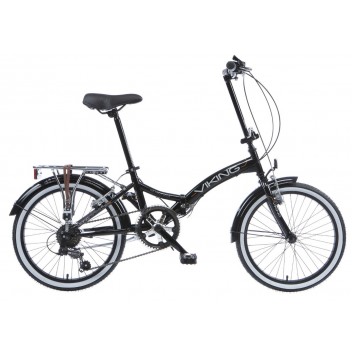 Image for Viking Metropolis Folding Bike - Black - 13" Frame