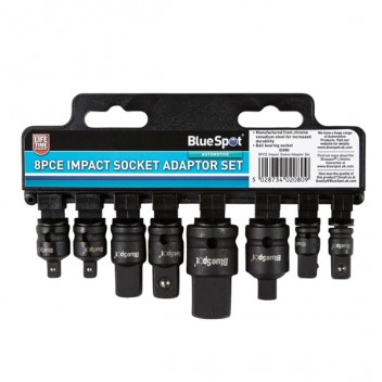 Image for BlueSpot Impact Socket Adaptor Set - 8 Piece 