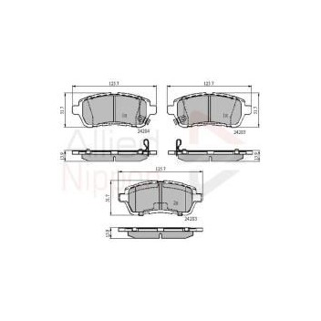 Image for Allied Nippon Brake Pads