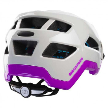 Image for Oxford Altius Helmet - Grey & Purple - L/XL 58-62cm