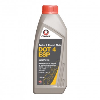 Image for Comma DOT 4 ESP Synthetic Brake Fluid - 1 Litre