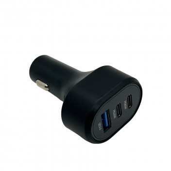 Image for Pama In-Car Charger with 1 x USB 2 x USB Type-C - 65W & 20W QC 3.0