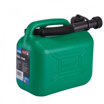 Image for Draper Green Plastic Fuel Can - 5 Litres