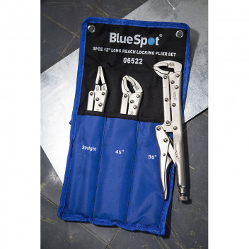 Image for BlueSpot Extra Long 12" Locking Grips - 3 Piece