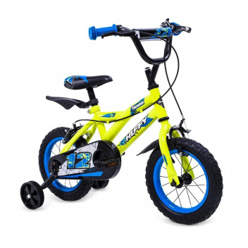 Huffy Pro Thunder Kids BMX Bike - Yellow - 12" Wheels Image for Huffy Pro Thunder Kids BMX Bike - Yellow - 12" Wheels