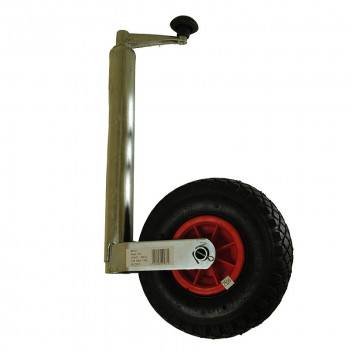 Image for Jockey Wheel Pneumatic 48mm + Clamp