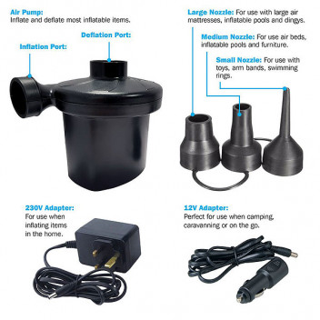 Image for Streetwize Electric Camping Air Pump