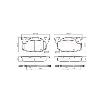Image for Brake Pad Set