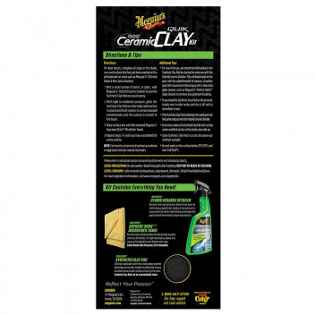 Image for Meguiars Hybrid Ceramic Synthetic Quik Clay Kit