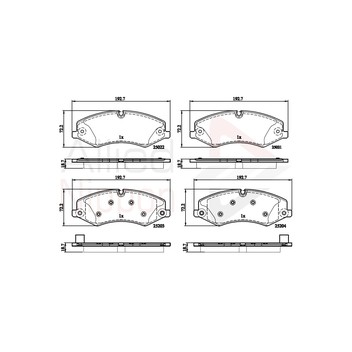 Image for Brake Pad Set