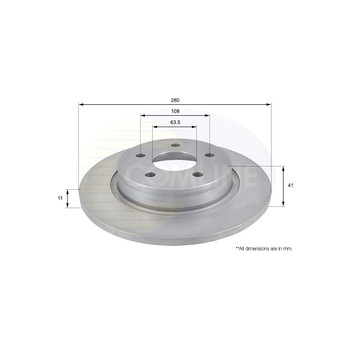 Image for (BP) Comline Brake Disc  (Single)