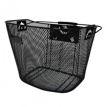 Image for Mesh Front Quick Release Basket - Black