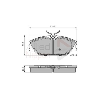 Image for Brake Pad Set