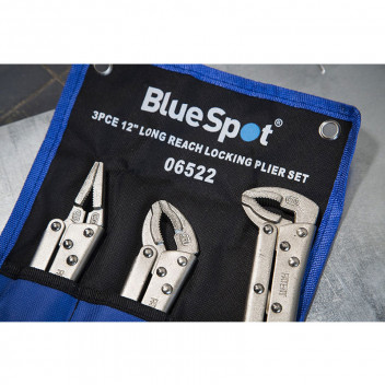 Image for Blue Spot Extra Long 12" Locking Grips - 3 Piece