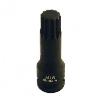 Laser 5063 Spline Socket Bit M18 1/2"D