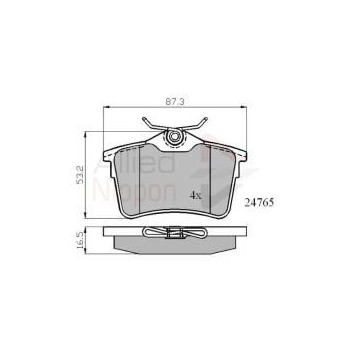 Image for Allied Nippon Brake Pads