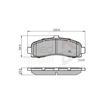 Image for Allied Nippon Brake Pads