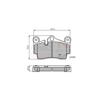 Image for Brake Pad Set