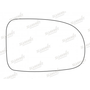 Image for Mirror Glass Vauxhall Corsa 2001 To 06 Tigra 04 - Right Hand Side