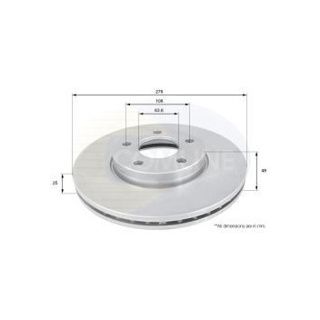 Image for COMLINE BRAKE DISC  (SINGLE)
