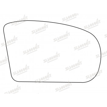 Image for Mirror Glass for Mercedes C Class 2000 - 2006 - Right Hand Side