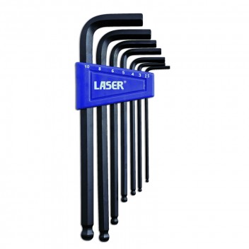 Image for Hex Key Set Ball End MM - 7 Piece