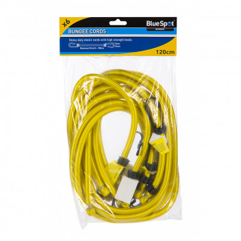 Image for Blue Spot 120cm Bungee Cord Set - 6 Piece