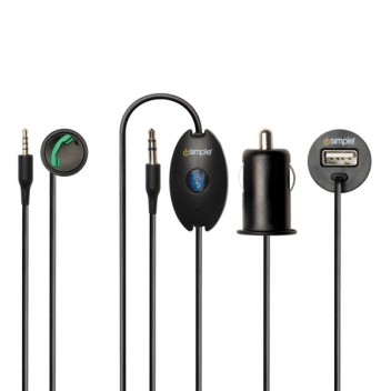 Image for iSimple BluStream Bluetooth Handsfree & Music Streaming - 3.5mm Aux