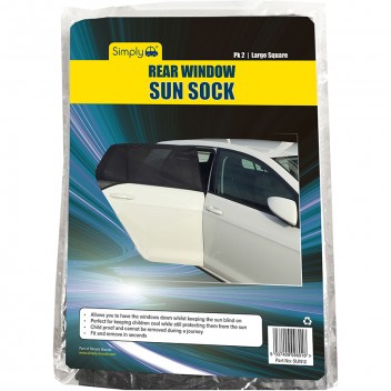 Image for Sun Socks - for Small Square Rear Windows - 2 Pack