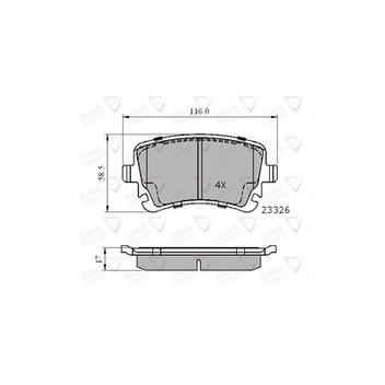 Image for Brake Pad Set