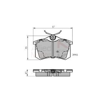 Image for Allied Nippon Brake Pads