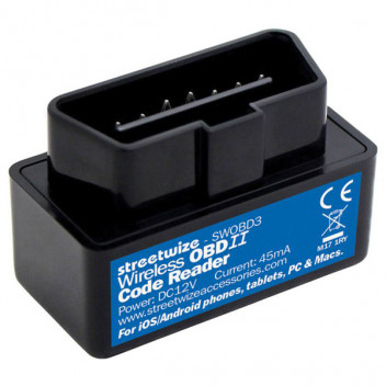 Image for Streetwize Wireless OBDII Code Reader for Android and iOS