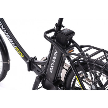 Image for Oxygen Go! Folding E-Bike - 10.4AH - Black - 16.5" Frame