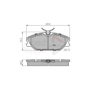 Image for Allied Nippon Brake Pads