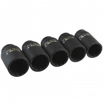 Image for Blue Spot 1/2 Metric CR-MO Impact Hub Sockets - 5pc