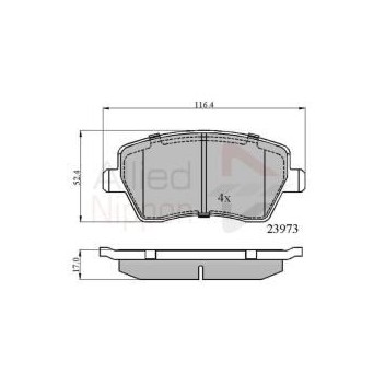 Image for Allied Nippon Brake Pads